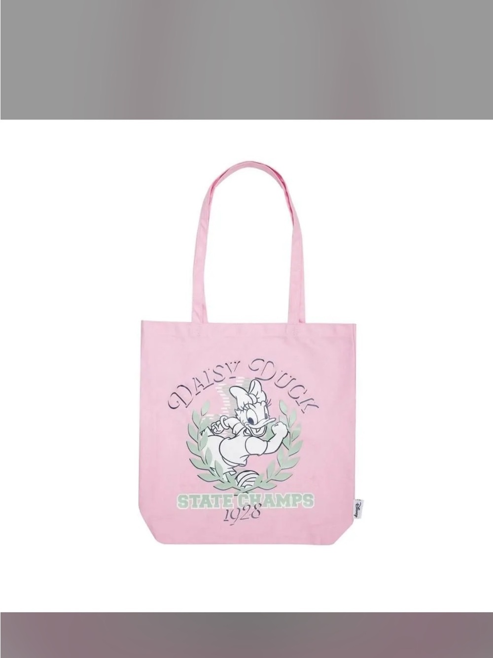 Women's Daisy Duck State Champs Tote Bag in Light Pink